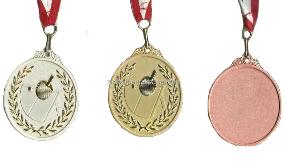 Custom Sport Meeting Metal Medals/ Table Tennis Sport Medal/gold Silver