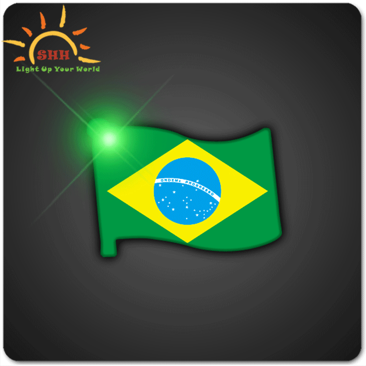 Funny Car Led Badges Pin Christmas Series Any Shape Badges Light Up