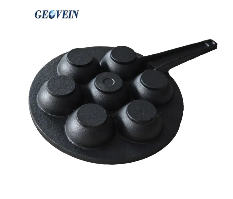 Cast Iron Aebleskiver Pan For Danish Stuffed Pancake Balls By Upstreet