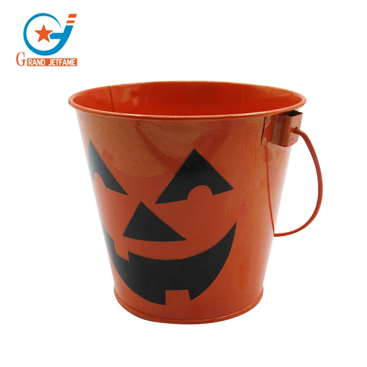 Halloween Party Decoration Metal Buckets With Handle Buy Buckets With