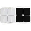 Silicone&gel electrode pads reusable tens electrodes pads for relieving pain