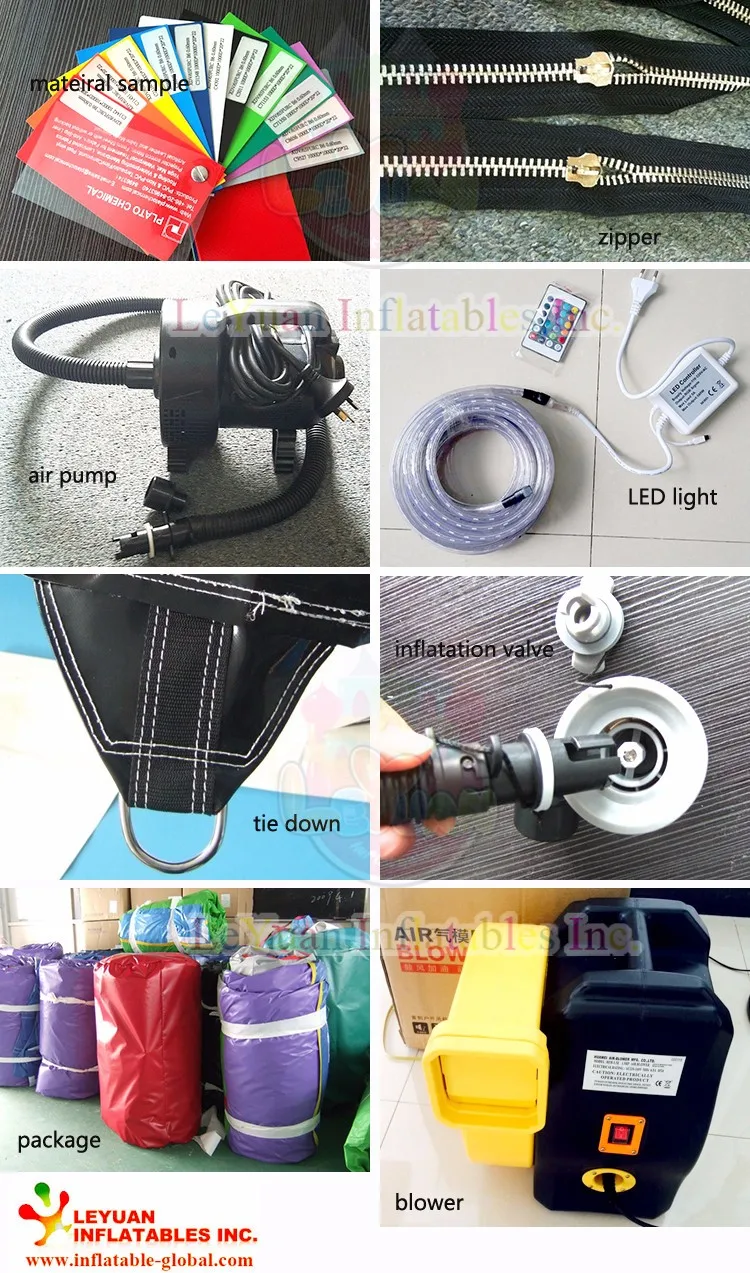 Hot Sale Having Strong Stainless Anchor Points Outdoor Activities White Giant Inflatable Air Dome Tents