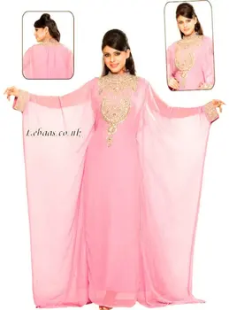 pink kaftan dress