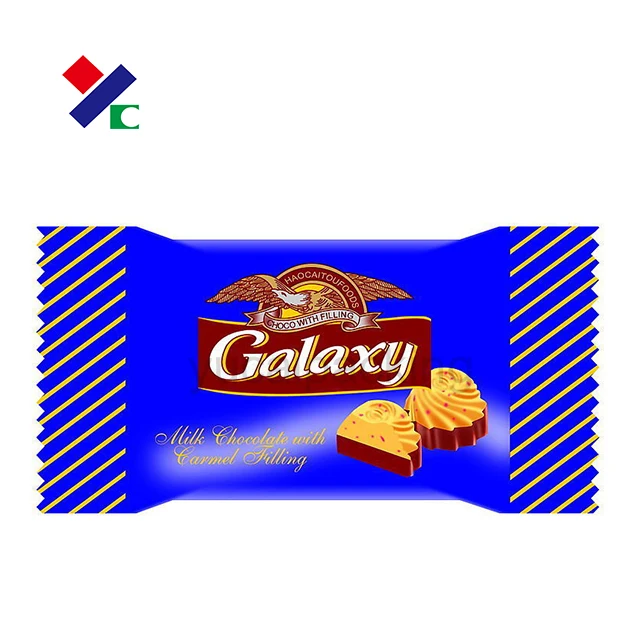 bopp/mpet/pvc cling film food wrap for chocolate bar