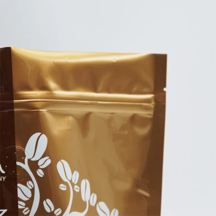 Customized Printing Ziplock Doypack Food Packaging Bags For Coffee