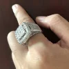 Wholesale Hiphop iced ring