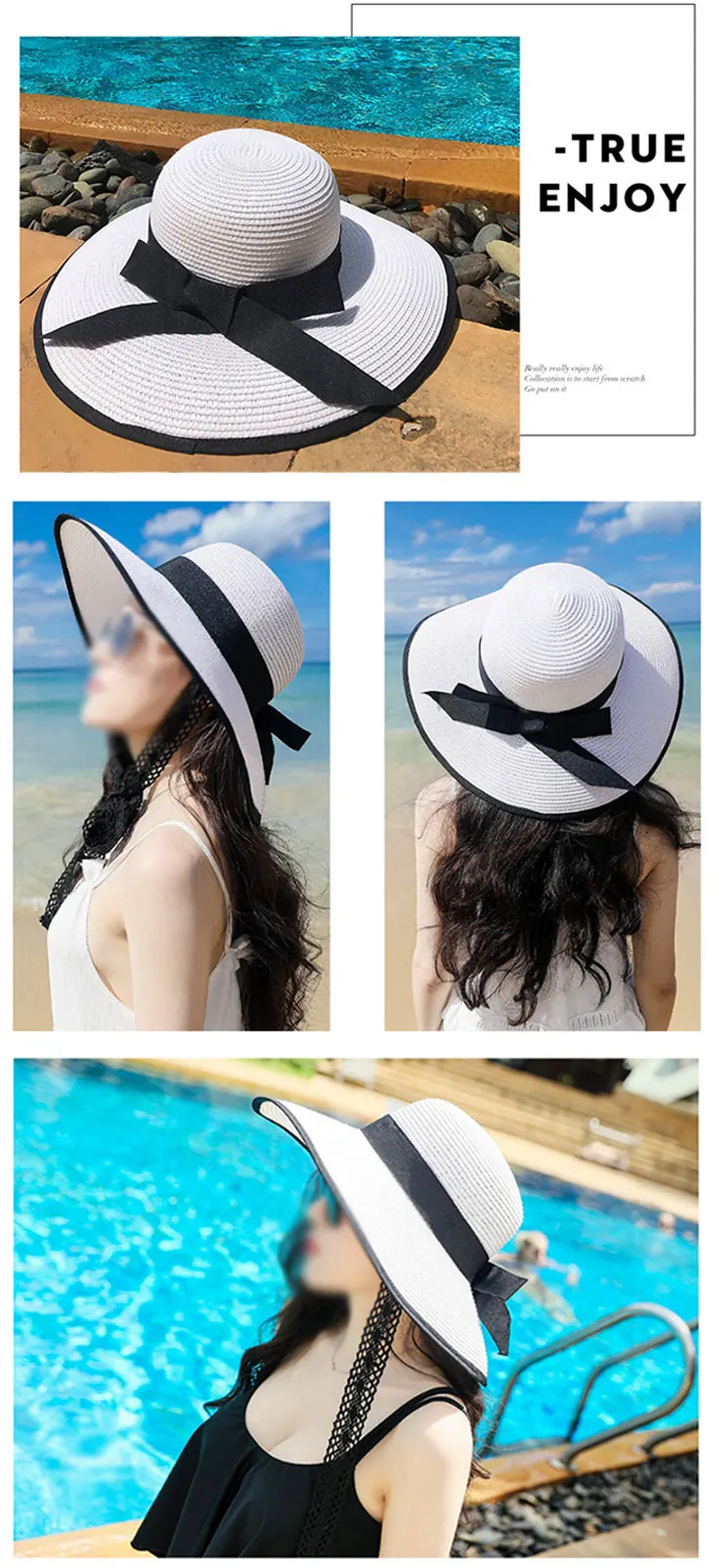 young girls sun hats