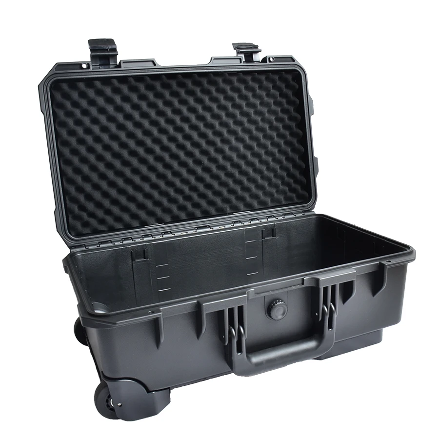 Waterproof Plastic Flight Case Trolley Tool Case With Handle - Buy Hard ...