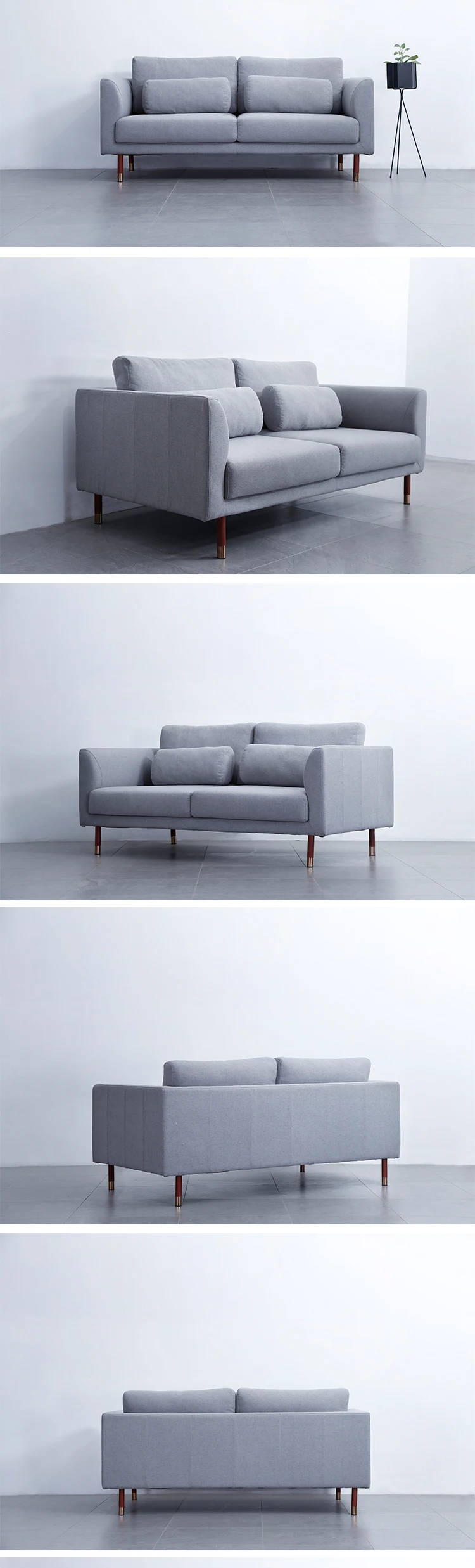 Lazy boy fabric upholstery sofa wooden leg sofa set designs with cheap price