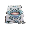 custom throw blanket Good sell manufacturer jacquard throw polyester blanket