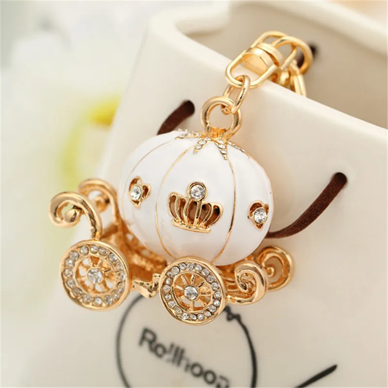 Cristallo strass Catena chiave cavallo fascino Bag portachiavi regalo di