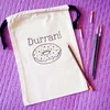 Custom grocery organic cotton drawstring bag canvas string pouch