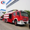 Sinotruk HOWO 6*4 high velocity nozzle fire fighting hydraulic platform fire truck