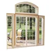 Heat /water /sound /wind proof upvc window doors plastic pvc tempered glass window for toilet
