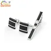 Manufacturer restrained elegance tungsten cuff link & tie clips