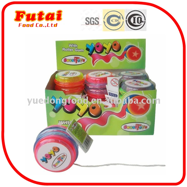 30g Sweet YoYo ball candy toy with bubble roll gum, View china candy