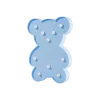 Ropio plastic bear shape battery marquee night for bedroom decoration