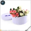 Cardboard Cylinder Plush Purple Velvet Small Flower Gift Box