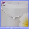 Newest arrival fashionable design 925 silver anklet with toe ring CA016