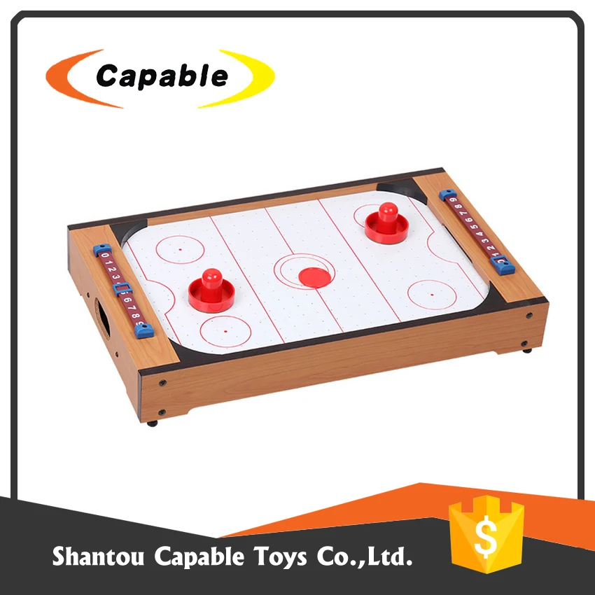 2017 nouveautés intérieur MDF mini jeu de hockey sur table avec haute