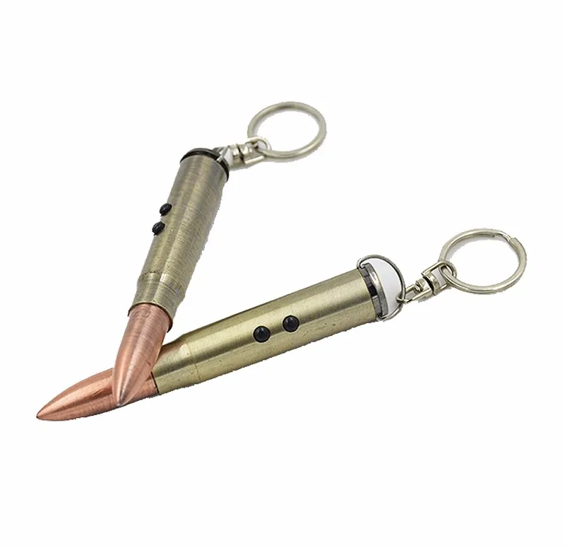 Bullet Shape Keychain Flashlight Red Laser Pointer Pen Buy Laser
