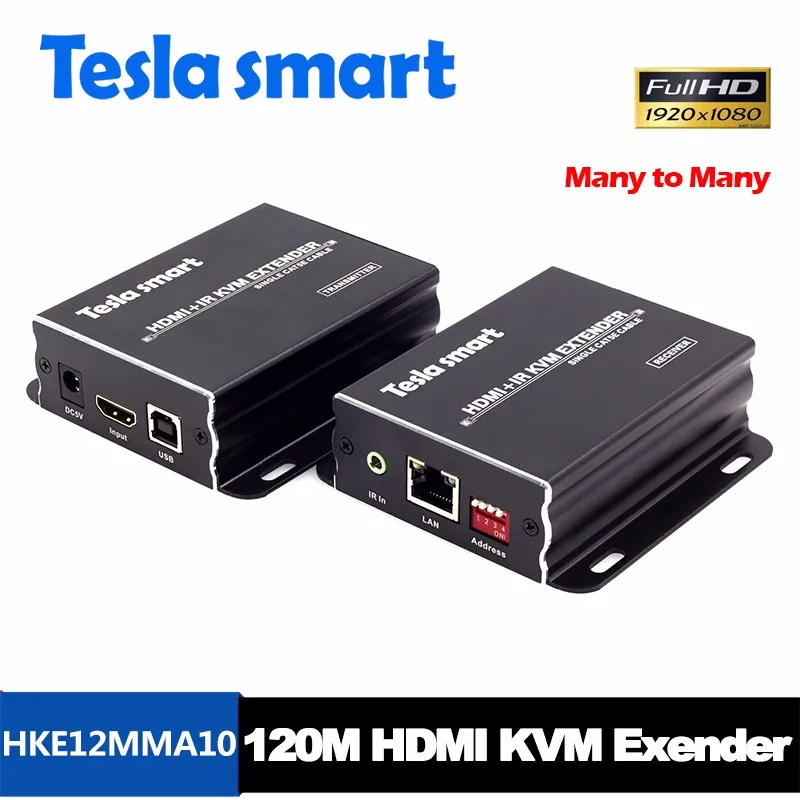 High Quality 1080p RX TX HDMI Extender KVM HDMI Extender over Cat6 120m