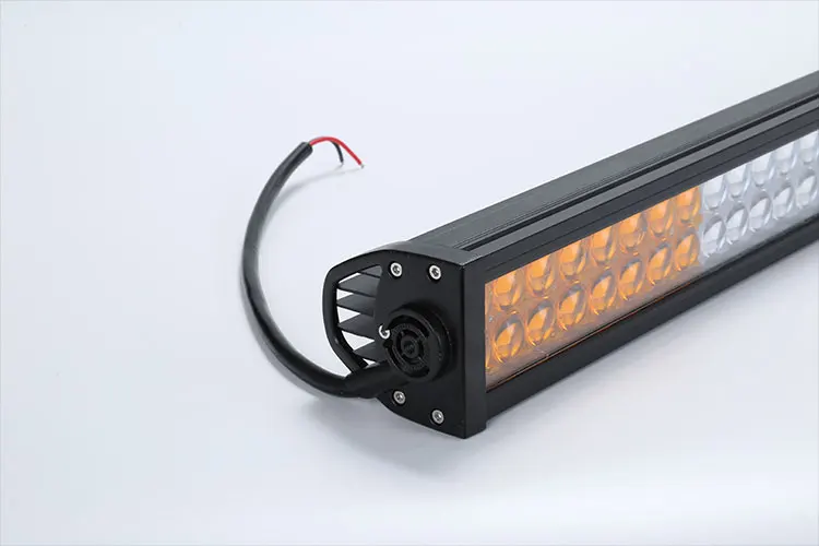 Wholesale White Amber 144w 57cm Auto Led Aluminum Light Bar Wholesale