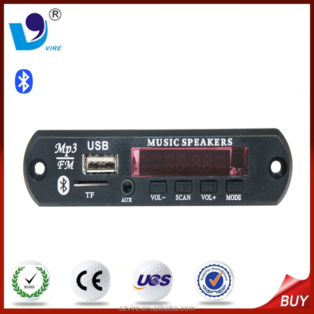 Fm Usb Bluetooth Mp3 Player Circuit Board With Remote ...