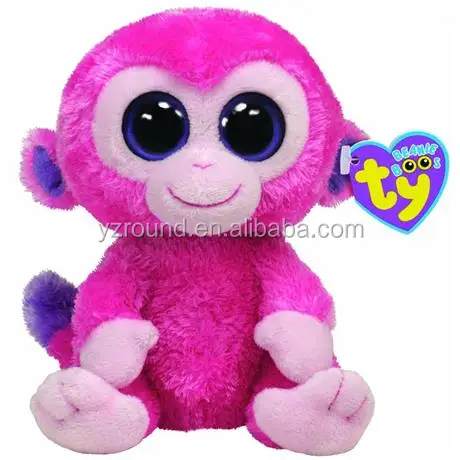pink monkey soft toy
