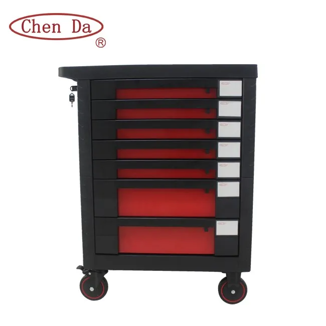 2017 New Metal Tool Set Trolley With 7 Drawers For Car Repair Tools Set
