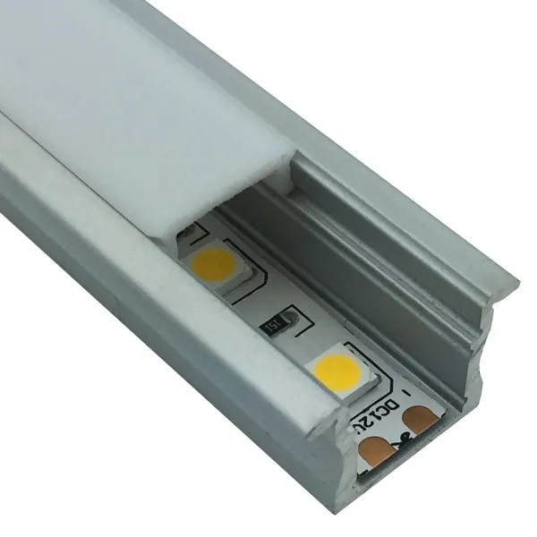 aluminium price led light strip mounting track plastic cover for led strip
