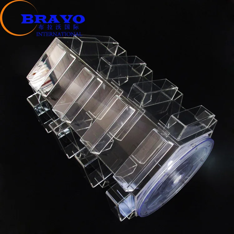 26 Pockets Revolving Clear Acrylic Gift Card Display Business Card