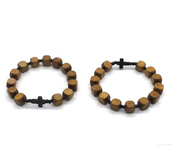 wooden bead bracelet