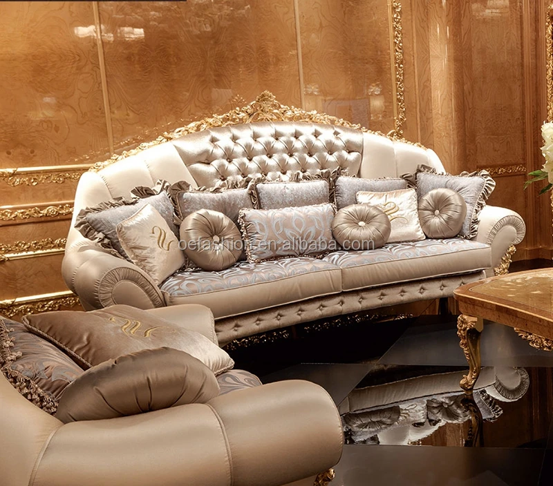 OE-FASHION New European Fashionable Style Villa Living Room Couch Sofa ...