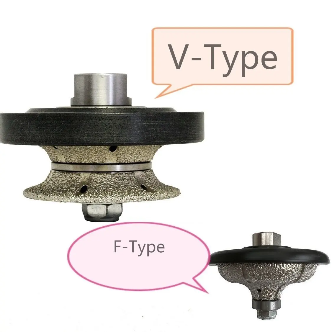 3/4" Ogee Bullnose 1 1/4" Full Diamond Masonry Profiling Router Bit Granite Countertop renew repair stone care bullnose shaping works with grinder wet polisher granite marble quartz glass