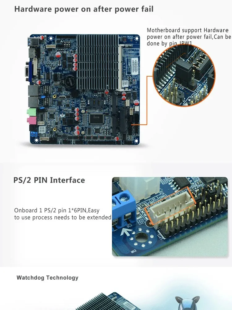Itxm50_2l Mainboard Dc 12v Input Dual Nic J1900 Mini Itx Mainboard