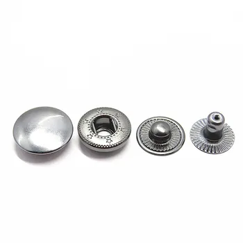 Custom Factory Price 10mm Metal Press Spring Snap Clip Button - Buy ...