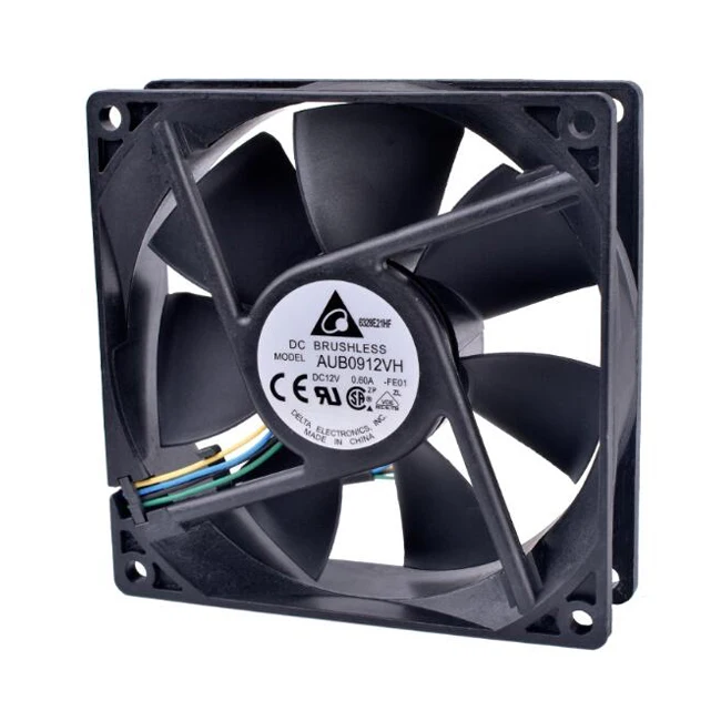 DC Brushless AUB0912VH 392185-001 Delta Cooling Case Fan