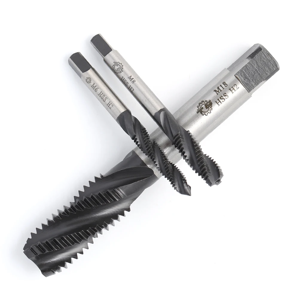 
TG HSS german standard spiral flute for through hole molybdenum coated taps 