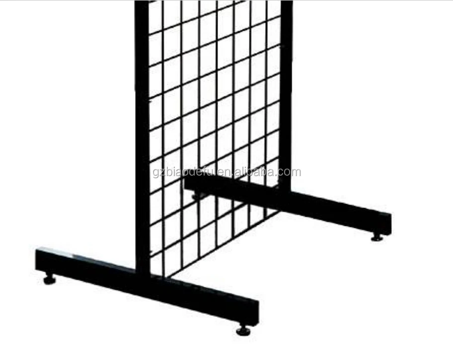 Metal Grid Wall metal grid leg with levellers,t leg for gridwall display stand Metal Grid Wall metal grid leg with levellers,t leg for gridwall display stand