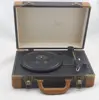Best sell vintage vinyl record bluetooth suitcase turntable players with speakers