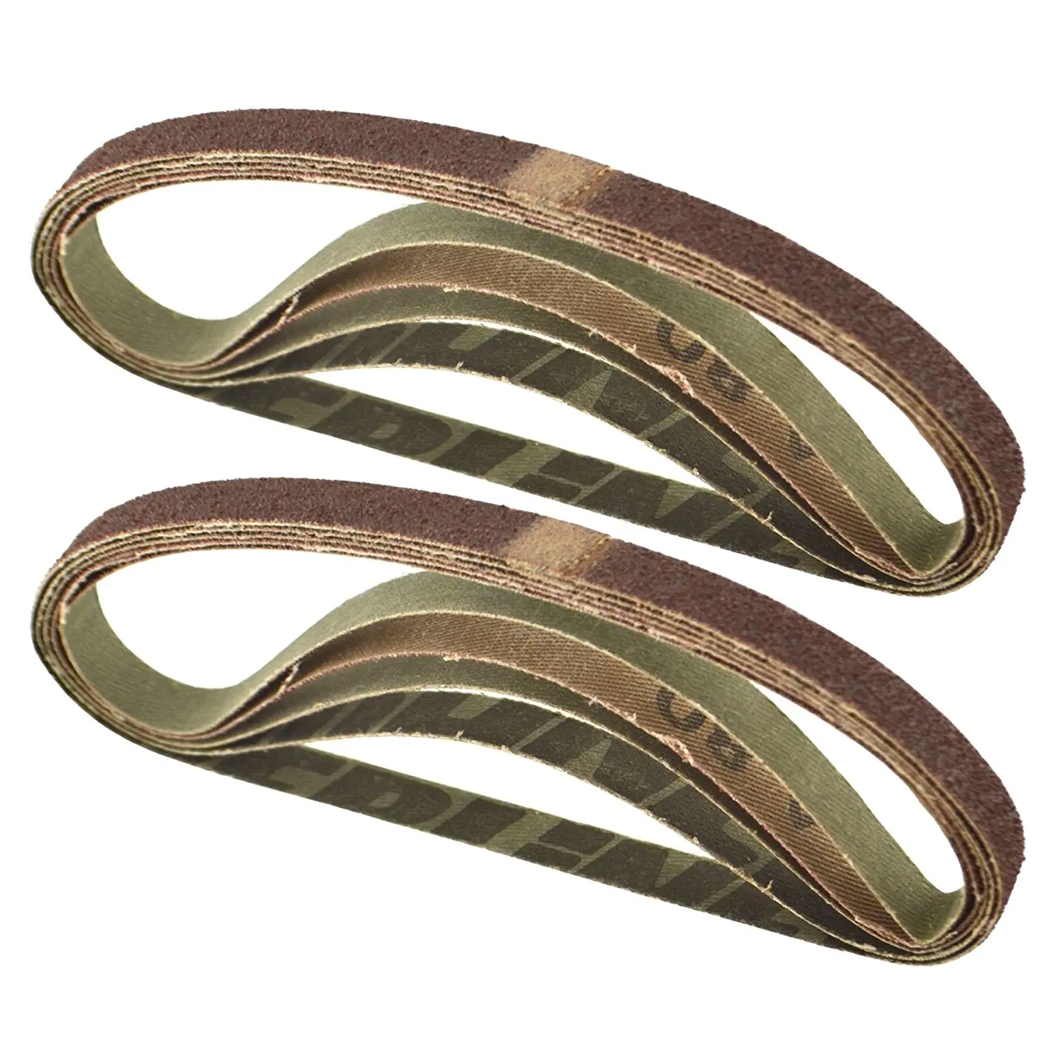 Belt Power Finger File Sander Abrasive Sanding Belts 400mm x 60mm 120 Grit 20 PK