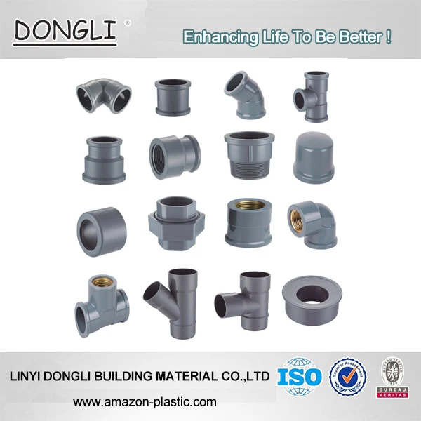 Pvc Sanitary Pipe And Fittings Pvc Drainage Pipe Reducers With Good