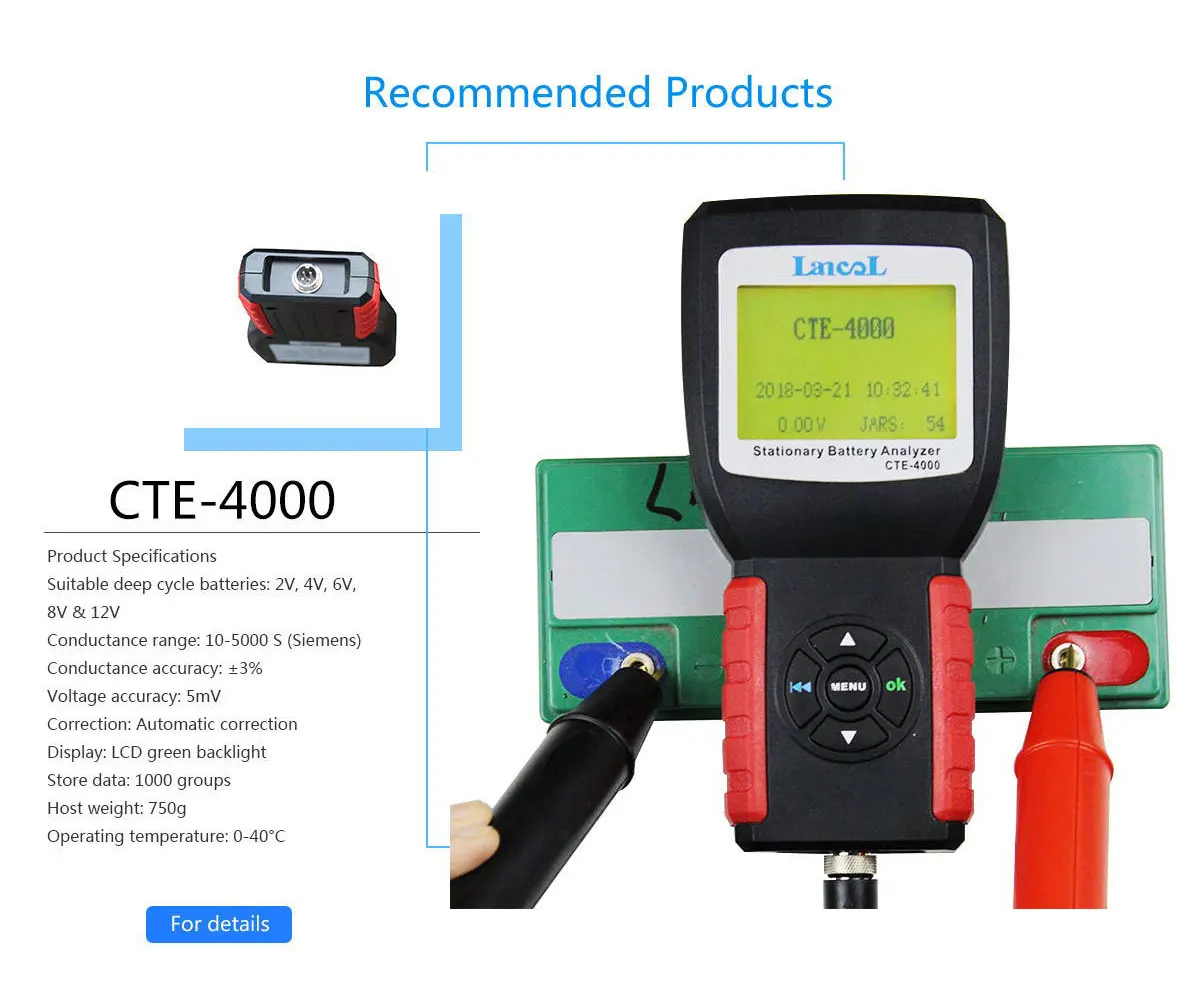 Stationary Battery Analyzer Ups Battery Tester Cte4000 Buy Ups