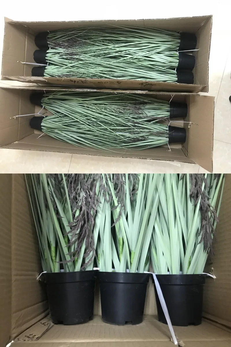 Newest Artificial Onion Grass Decoration Wholesale Artificial Tall Reed