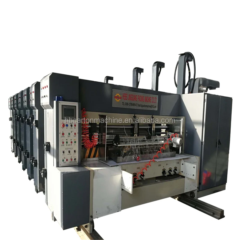 Automatic Corrugated Pizza Box Making Flexo Ink Printing Die Cutting