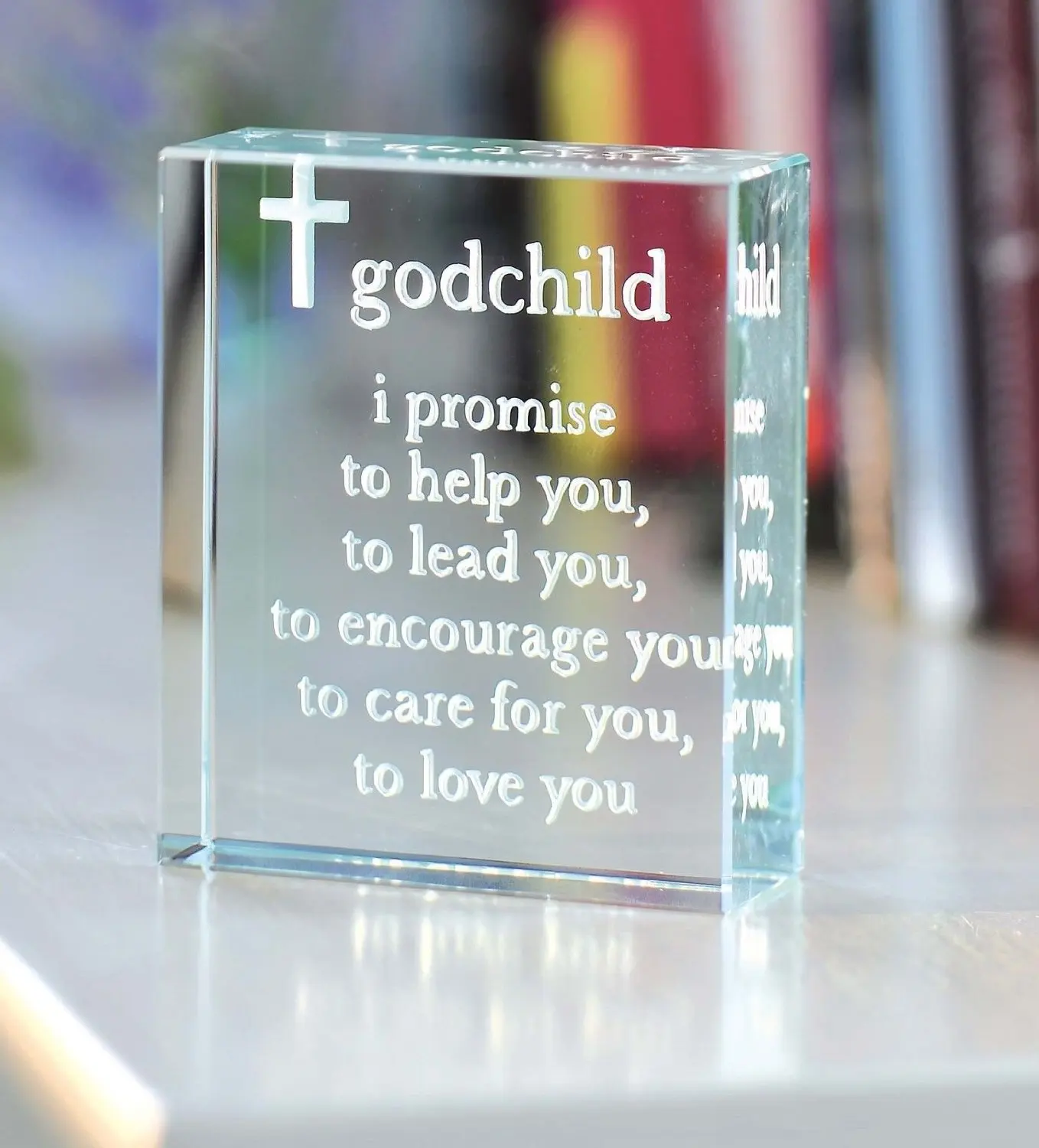 Spaceform Christening Gift Ideas Glass Keepsake Godchild Godparent Baptism
