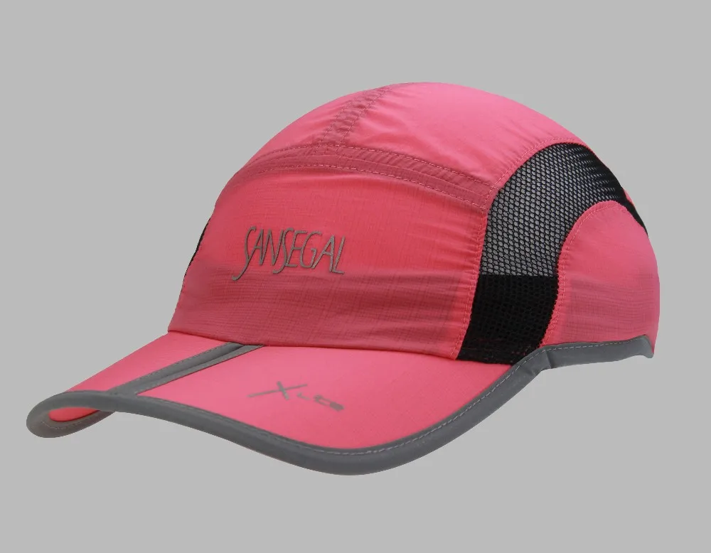 Unstructured Dry Fit Folding Polyester Running Cap Sports Baseball Hat