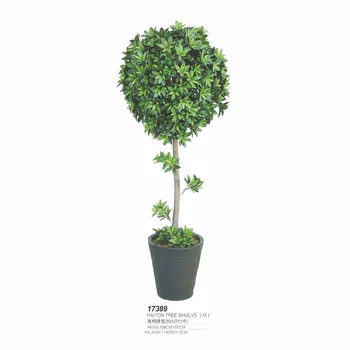 Artificial Greenery Artificial Pittosporum Plant Ball Topiary