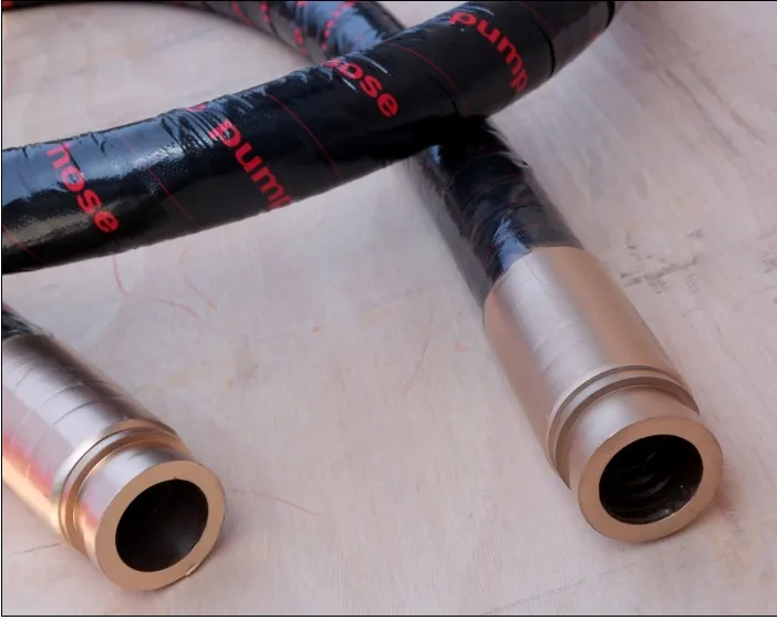 Dn125 5 Inch 4 Layer Steel Wire Reinforced Concrete Pump Rubber Hose